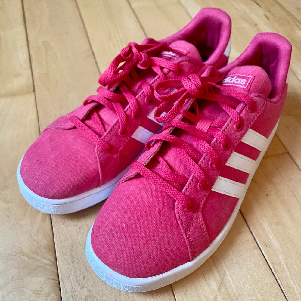 ADIDAS Grand Court Sneakers 6 Youth Red 7.5 women